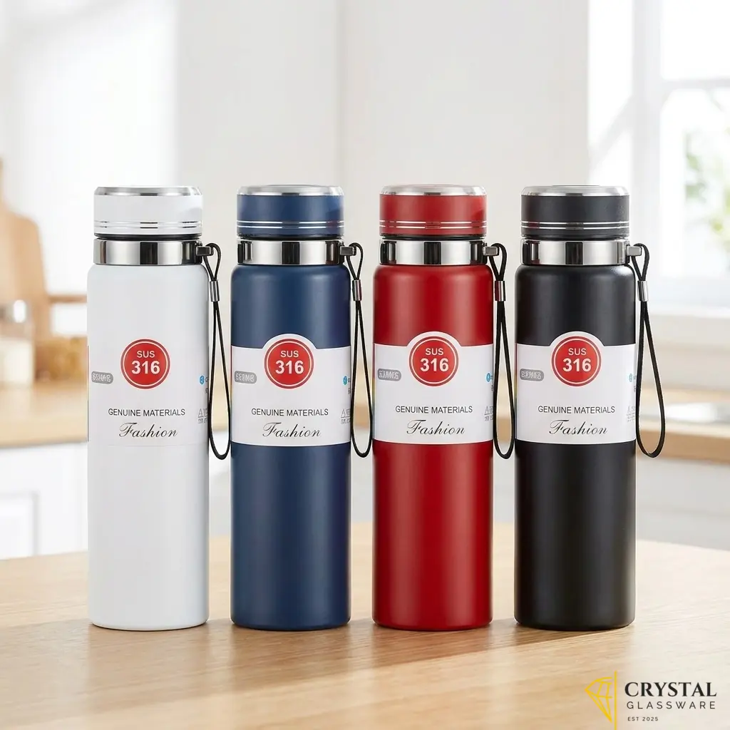 Stainless steel SUS 316 water bottle
